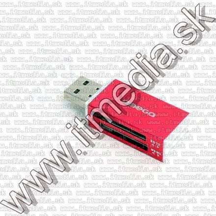 Image of Omega Card Reader ALU *Red* 42026 (IT10087)